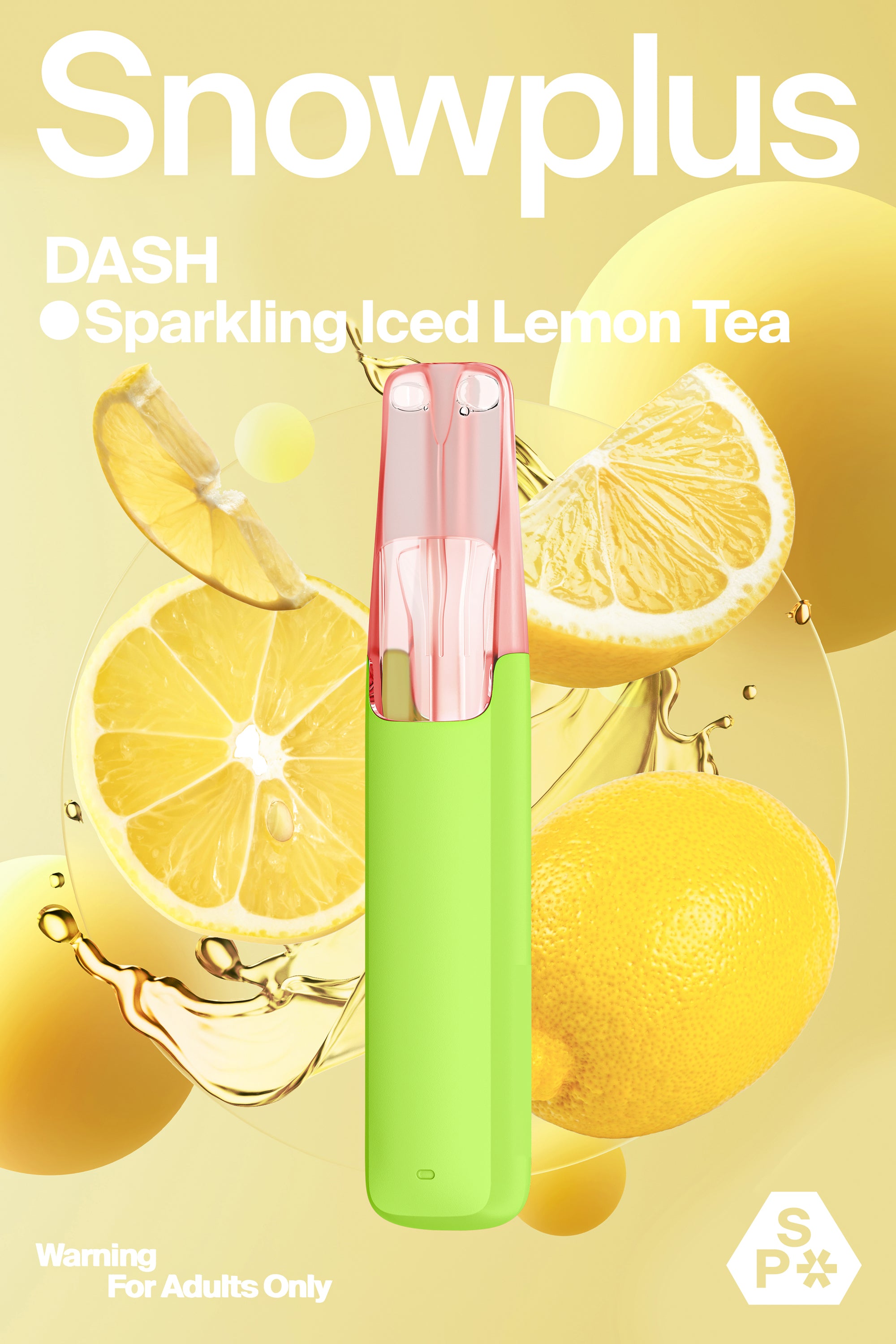 Dash-Sparkling Iced Lemon Tea