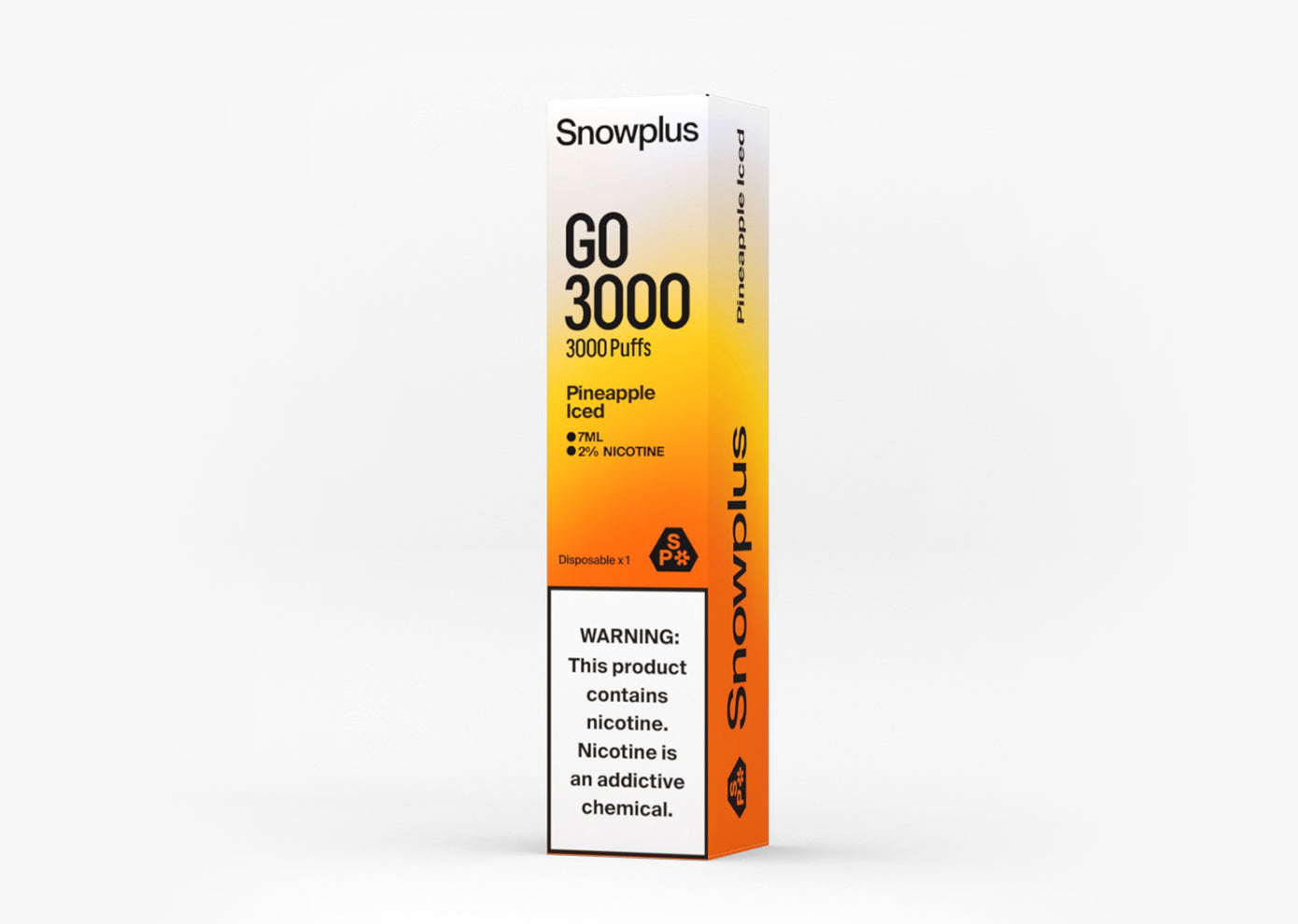 Snowplus Go 3000 Pineapple Iced